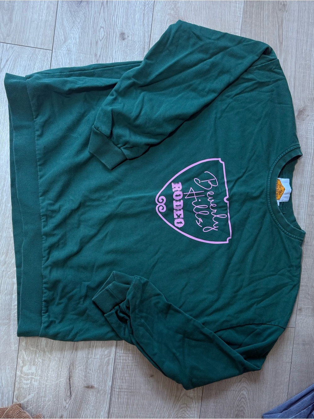 Beverly Hills Rodeo Kids Green Graphic Sweatshirt